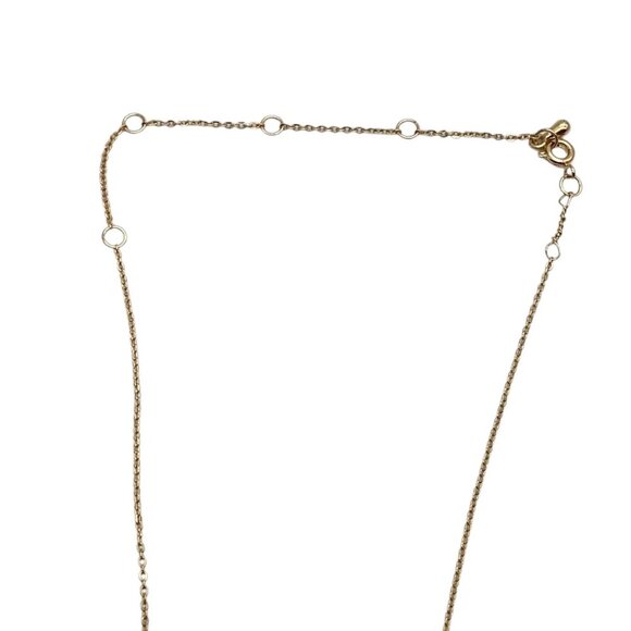 Hand & Heart Gold Open Circle Pendant Necklace I Love You To The Moon & Back - Picture 3 of 9